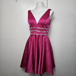 Jules & cleo Mini dress dazzling begonia